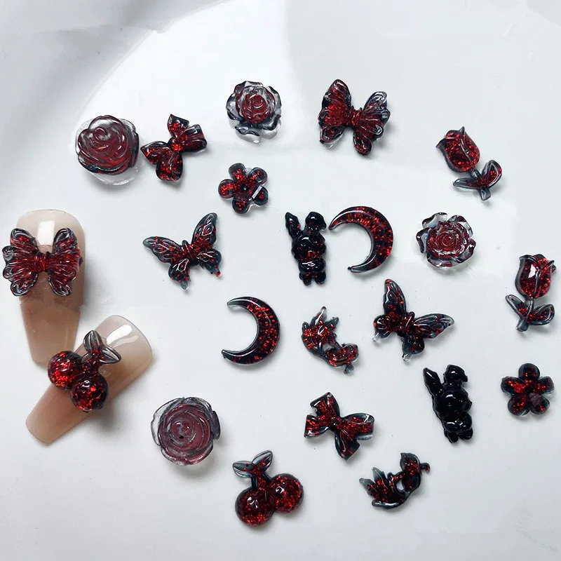 50pcs Vampire Nails Accessorie - Nail Art Vampire ulasan dan harga