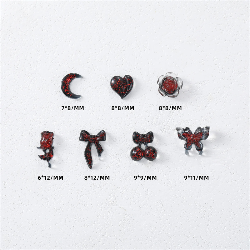 50pcs Vampire Nails Accessorie - Nail Art Vampire ulasan dan harga