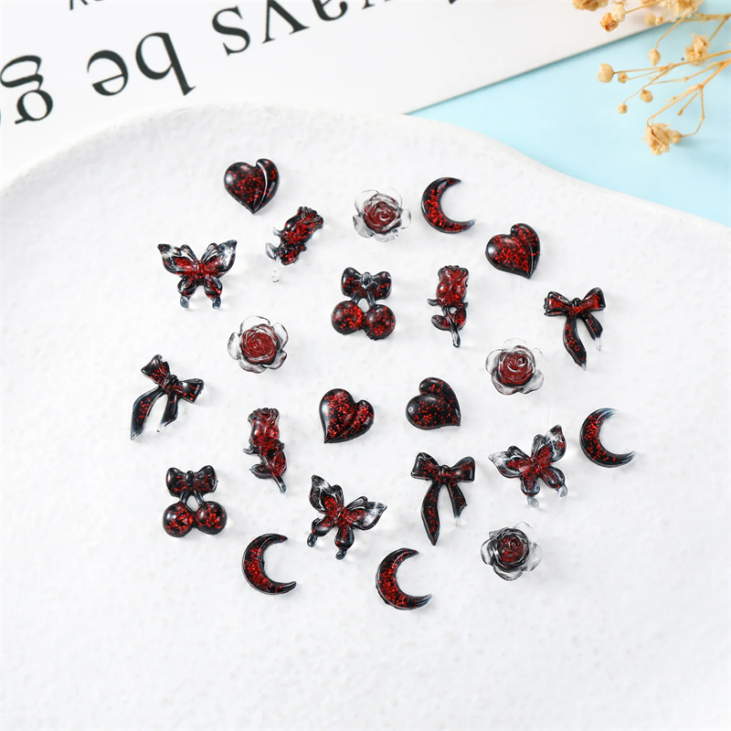 50pcs Vampire Nails Accessorie - Nail Art Vampire ulasan dan harga