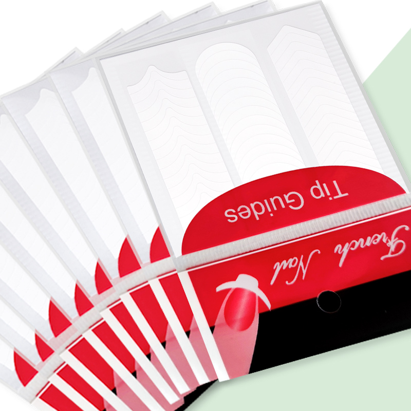 French Tip Manicure Stickers 1 - Striping Tape Nail ulasan dan harga