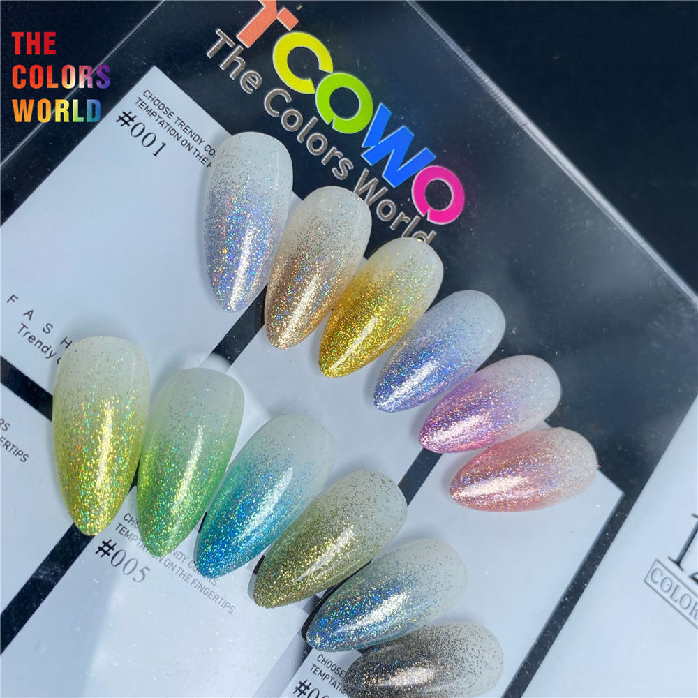 TCT-913 High Gloss Holographic - Nail Art Ombre Glitter ulasan dan harga