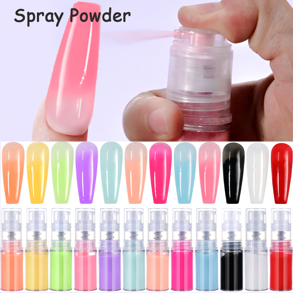 10g/bottle Nail Art Ombre Spra - Nail Art Ombre Glitter ulasan dan harga