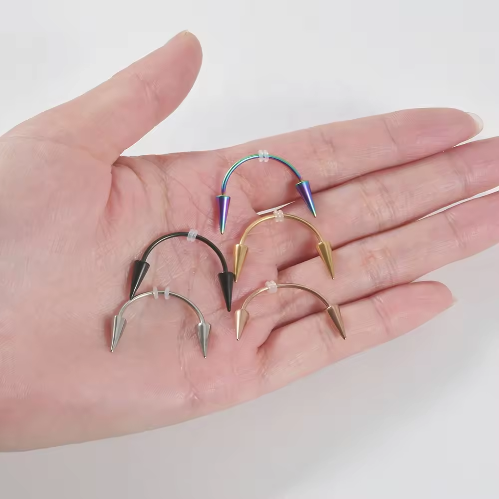 1PC Punk Style Stainless Steel - Nail Art Vampire ulasan dan harga