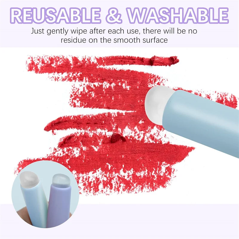 2pcs Nail Art Silicone Head Na - Nail Art Ombre Glitter ulasan dan harga