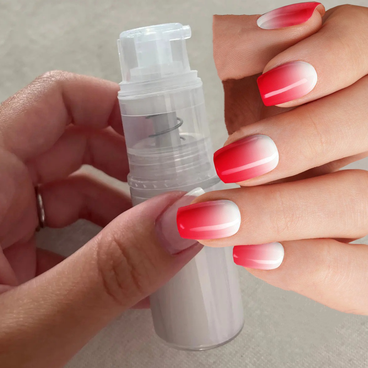 1pc Ombre Spray Powder Nail Ar - Nail Art Ombre Glitter ulasan dan harga