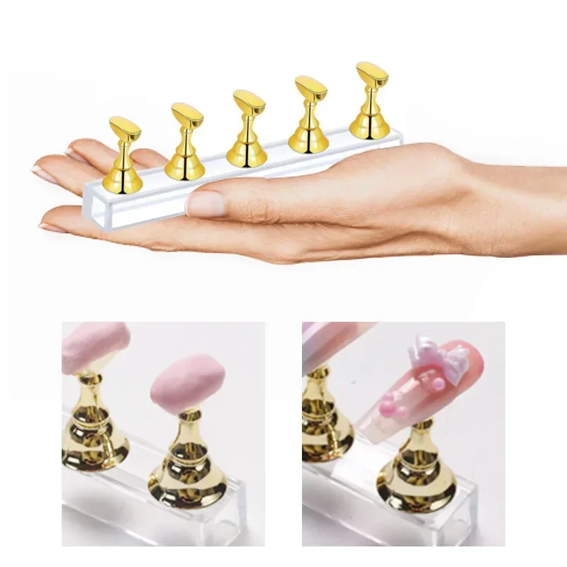 5PCS/Pack Chess Magnetic Nail  - Nail Art Gold ulasan dan harga
