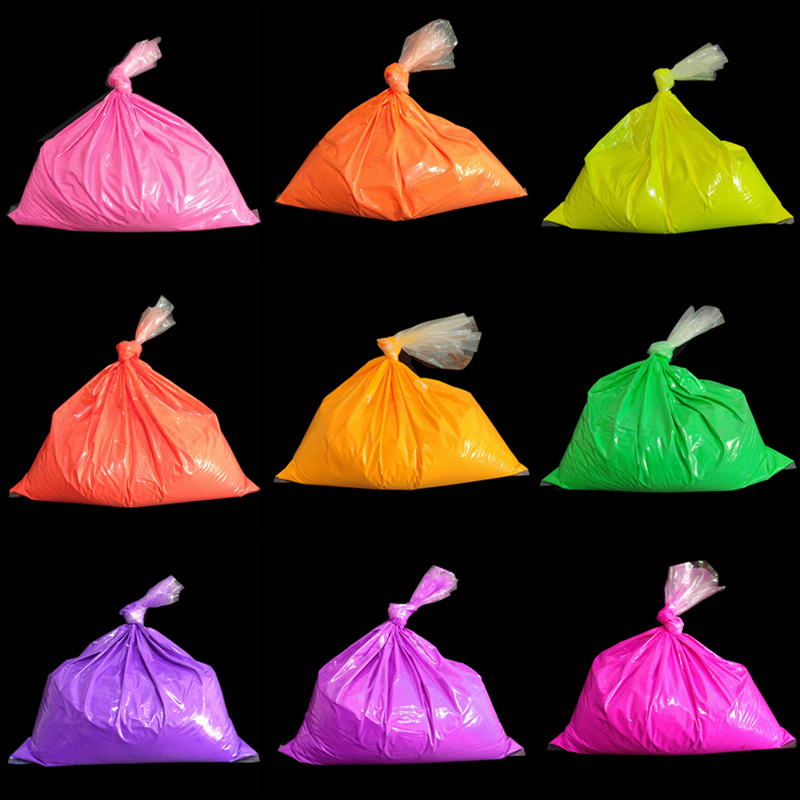 500g/Bag Fluorescent Neon Pigm - Nail Art Ombre Glitter ulasan dan harga
