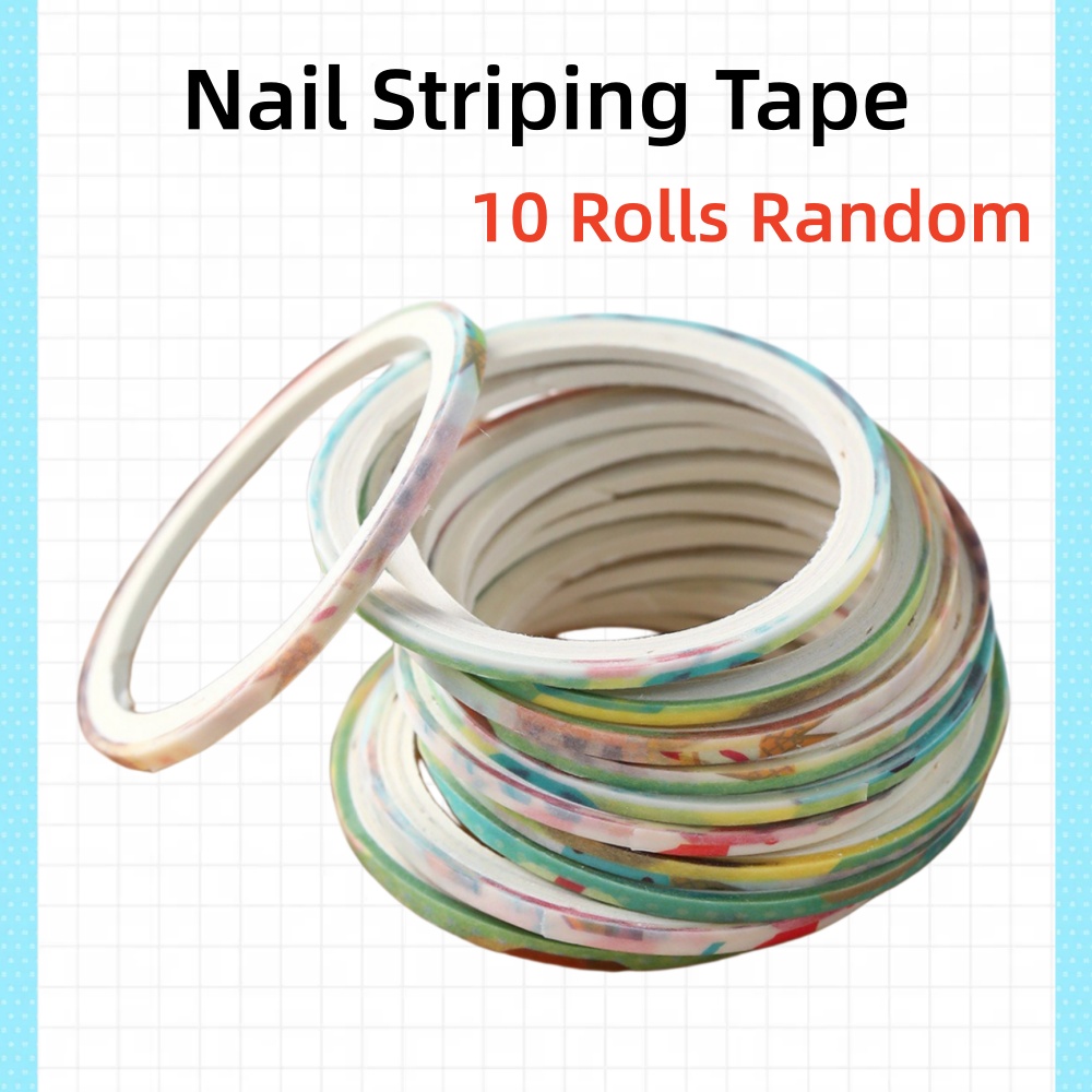 10 Rolls Nail Striping Tape Se - Striping Tape Nail ulasan dan harga
