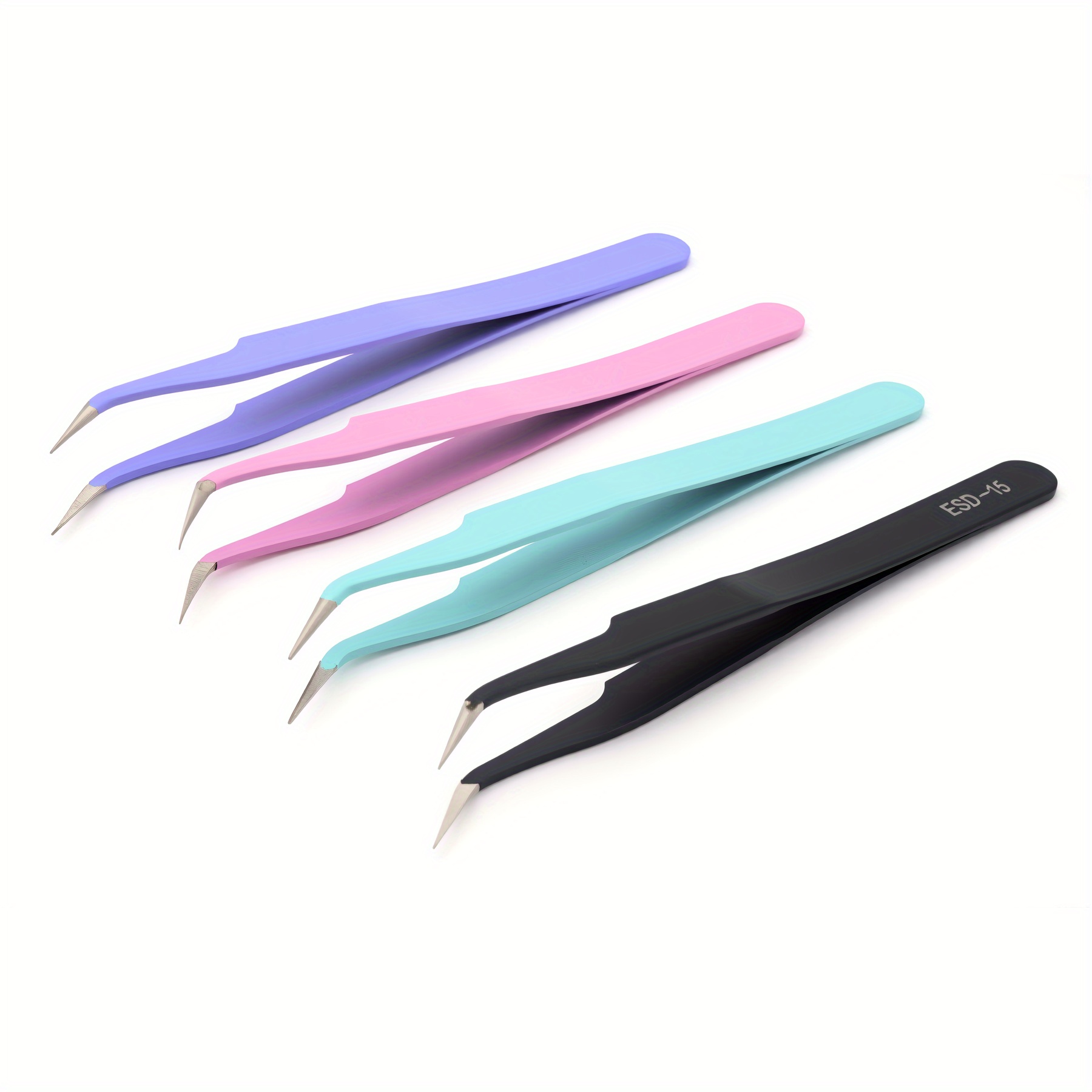 Stainless Steel Tweezers Scrap - Striping Tape Nail ulasan dan harga