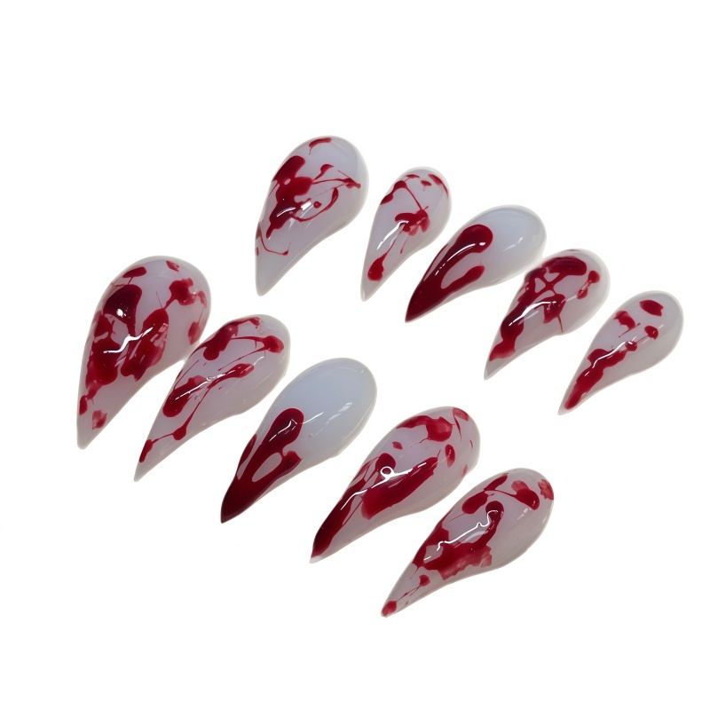 10PCS Handmade Stiletto Press  - Nail Art Vampire ulasan dan harga